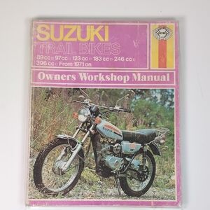 Suzuki Trail Bikes Workshop Manual 1971 -1976